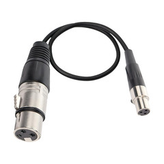 MEIRIYFA Mini XLR Microphone Cable, 3Pin to 3Pin for BMPCC 4K Camera, Video Assi