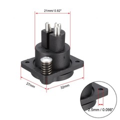 6pcs XLR Female Jack Panel Mount Microphone Connector Adapter Converter YL3055