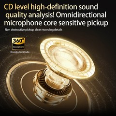 Noise Cancelling Microphone Type-C Mic Plug & Play for Android & iPhone 17/16/15
