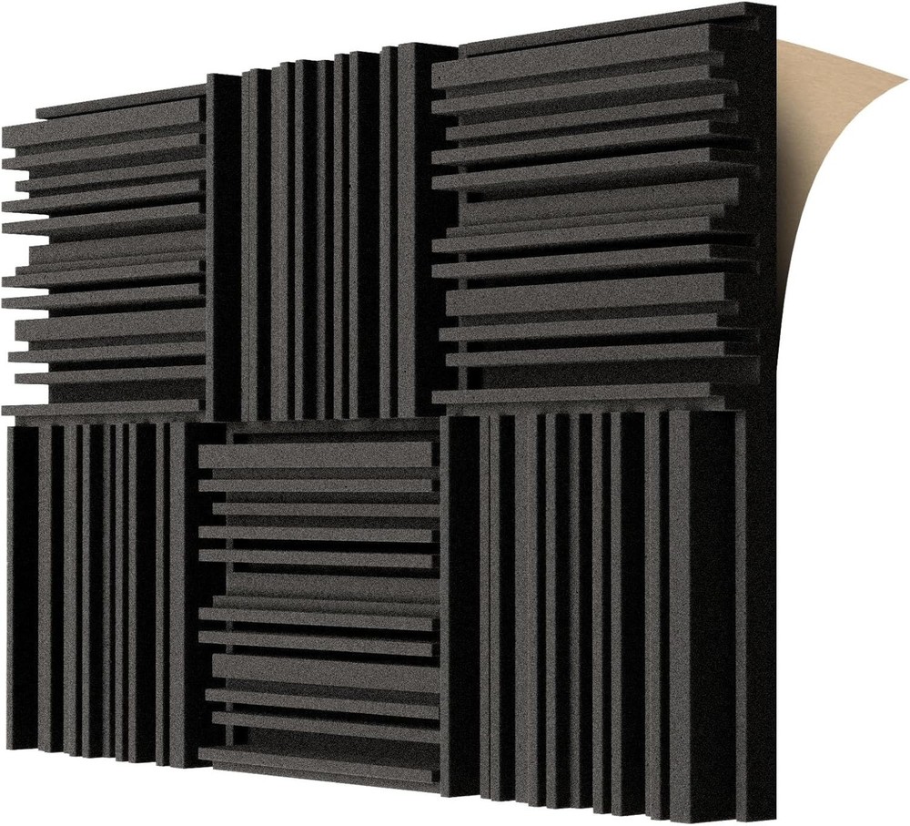 Self Adhesive Acoustic Foam Panels Soundproof Wall Tiles for Studio Home Office