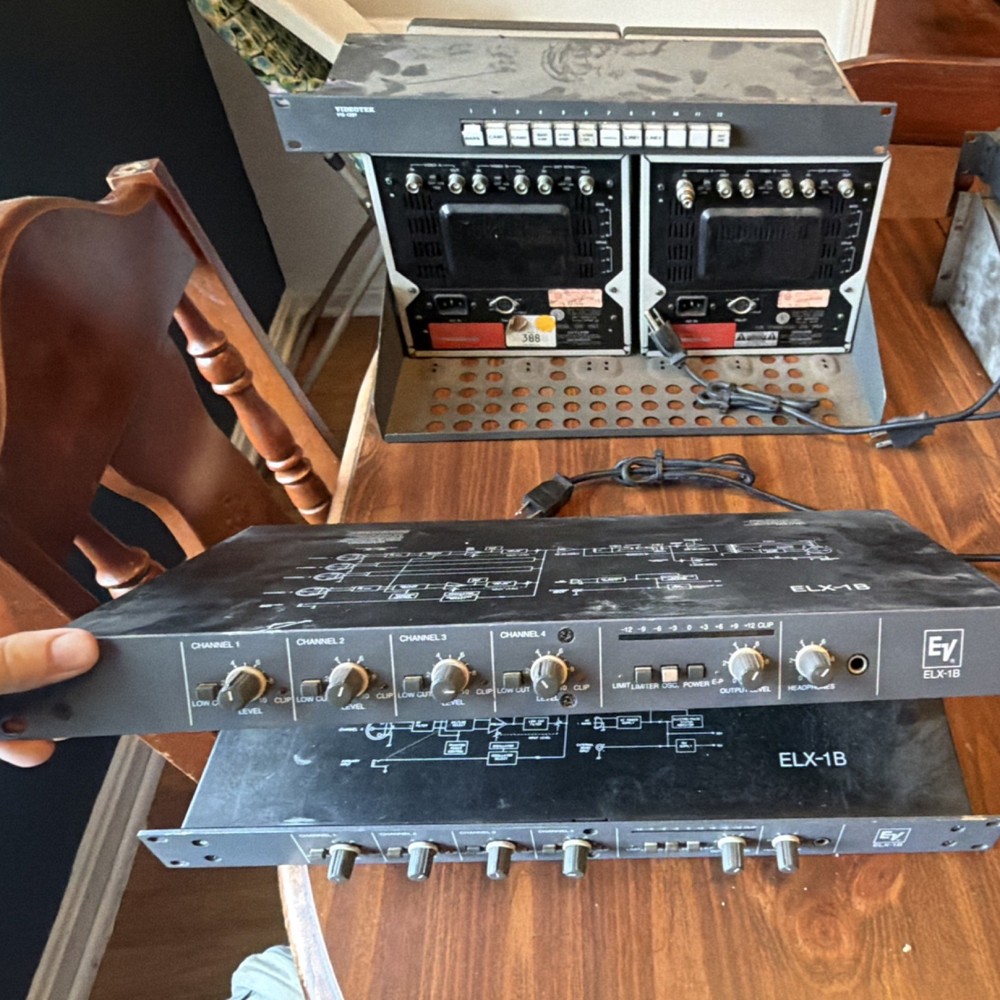 Electro-Voice ELX-1B Rack Exciter/Enhancer 4-Channel Limiter Headphone Out