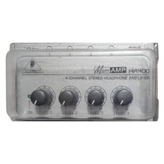 MICROAMP HA400, 4 Channel Audio Stereo Headphone Amplifier by Behringer ( new )
