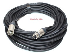 LASE 50 Ft DMX Lighting Cable W/ NEUTRIK NC3MXX 3-Pin XLR Male to NC3FXXX Female