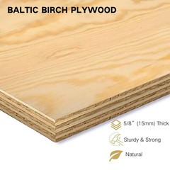 Sound Town DIY 2U Studio Rack with Solid Baltic Birch Plywood, Golden Oak for…