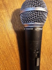 Pyle 9 Professional Wired XLR Unidirectional- Black PDMIC59