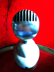 Vintage 1940’s Shure Brothers 55 Fatboy microphone Elvis deco w S-36 stand # 5