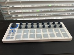 Arturia BeatStep Pro White Advanced MIDI Controller Sequencer With Custom Stand