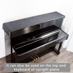 Mooson Keyboard Piano Cover, Digital Dust Light Luxury Black