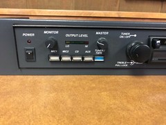 Dukane RTC350P PREAMP AM/FM Tuner / Cassette