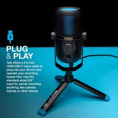 JLab Audio Talk USB Microphone Plug and Play USB-C Output – 96k Sample Rate