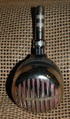 Custom Shure 707A Harp Harmonica Microphone, 1949 Shure Black Label CR, VC L@@K!