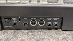 Akai Professional MPK49 – USB/MIDI Keyboard Controller – Popped Out F8 Lever