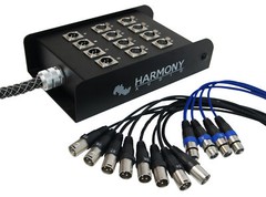 Harmony Audio HA-SB1225 XLR Snake Cable 12 Channel – 25 Feet (8 Send, 4 Returns)