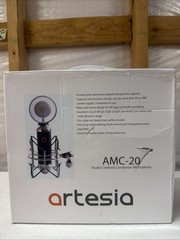 Versatile AMC-20 Large-Diaphragm Studio Microphone with Shock Mount & Pop Filter