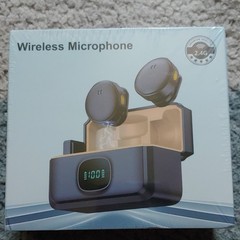 2.4G Wireless Microphone USB-C Plug & Play High Sensitivity Black
