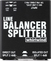 Whirlwind LBS 1×2 Live Balancer and Splitter