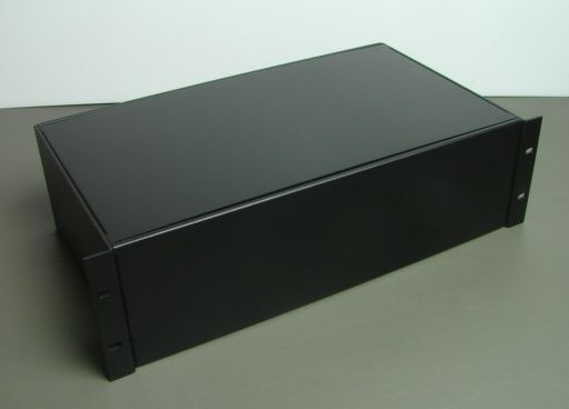 PROCRAFT ARBN-3U-10-BK 3U 10″ Deep All Aluminum 19″ Rack Mount Project Box