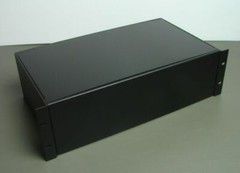 PROCRAFT ARBN-3U-10-BK 3U 10″ Deep All Aluminum 19″ Rack Mount Project Box