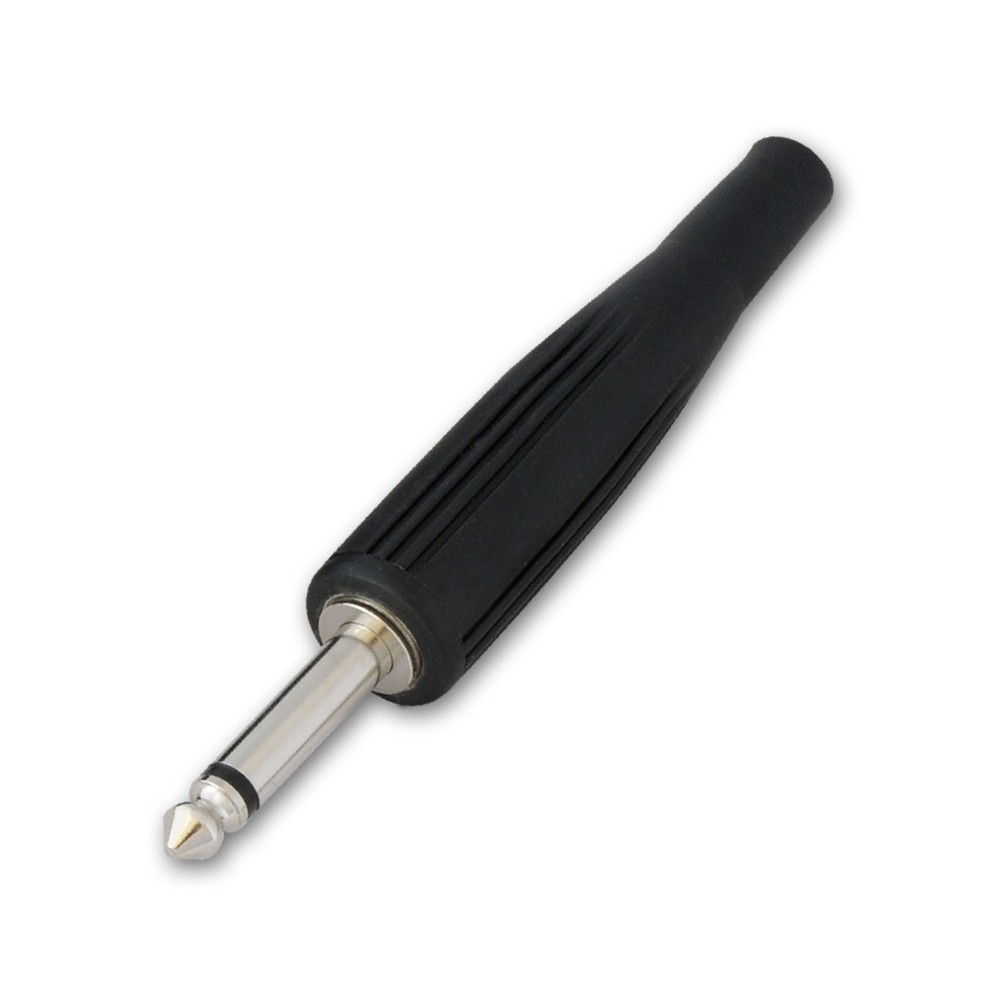 6.35mm Mono Jack Plug TS Male Connector for Audio Cables Connector End