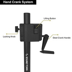 Sound Town 2-Pack Dual Speaker Pole Mount Set M20 & 35mm Adapters (STSDS-56CUD2)