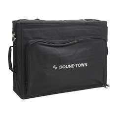 Sound Town Portable 3U Bag w/ 14″ Rackable Depth Plywood Rack Frame STRB-316B