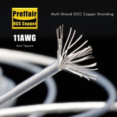 5M Silver Plated OCC Wire Copper Cable For HiFi Amplifier Headphone Speaker