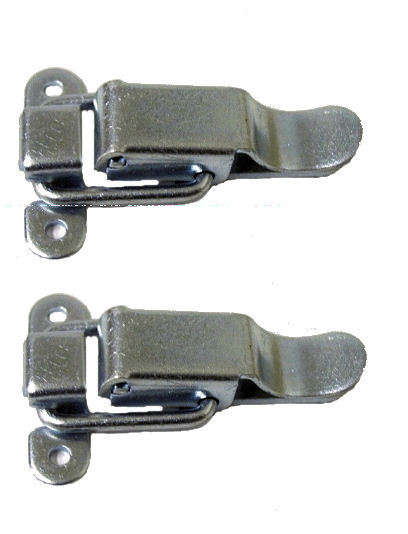 (2 PACK) PENN ELCOM 0526 Small Format Draw Latch w/ Zinc Finish