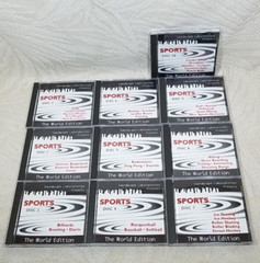 SFX SOUNDSCAPE LIBRARY 1997 WORLD ED. SPORTS SOUND EFFECTS SAMPLES 10 CD’S SET