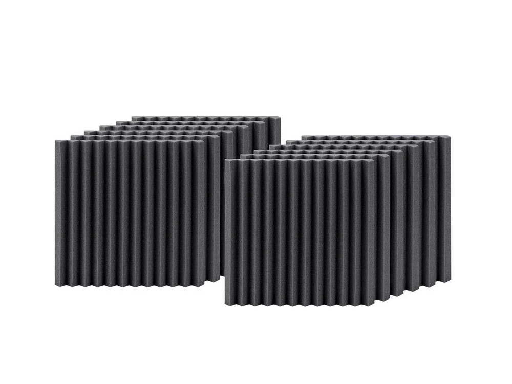Monoprice Studio Wedges Acoustic Foam Panels (12-pack) 1in x 12in x 12in