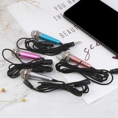 Mini Microphone 4 Pack Omnidirectional Stereo Mic for Voice Recording Phone