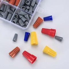 102 Pcs Wire Nuts Connectors Assortment Kit, Red, Yellow, Blue, Orange, Grey