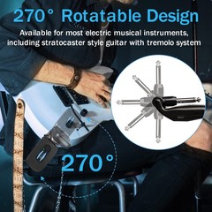 Wireless Guitar System with 4 Channels & 10+ Hours Battery Life Digital