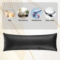 Versatile Microphone and Accessory Storage Bags – 2 Pack Zippered Pouches