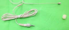 Beige Omnidirectional Wireless Single ear Headset Microphone for Sony Sennheiser