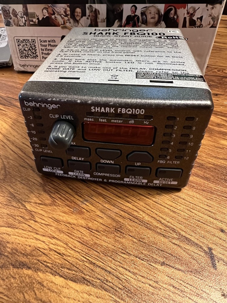 Behringer Shark FBQ100 Automatic Feedback Destroyer