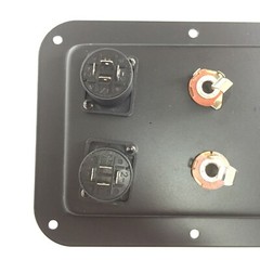 Black Jack Plate Dual Speakon & Dual 1/4″ PA/DJ Speaker Replacement 178x127mm