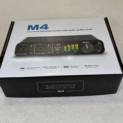 MOTU M4 4-In / 4-Out USB-C Audio Interface With Box Tested Works