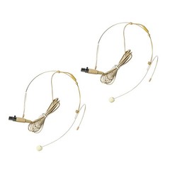 2x For Shure Wireless System Headset Mic Headworn Microphone Mini XLR 4 Pin TA4F