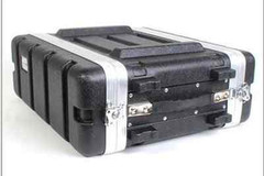 Rack Case 3U Space Medium 12 Inch Deep Shell Light Weight, DJ Economical, Screws