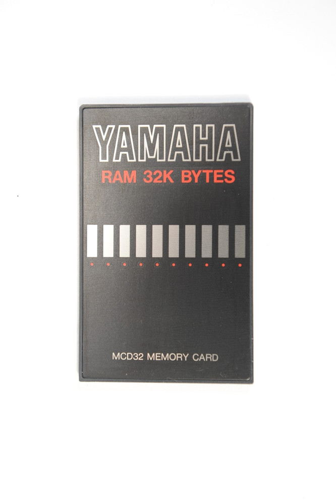 Yamaha MCD32 32KB RAM MEMORY CARD – for SY / TG Synth – Synthesizers – FREE SHIP