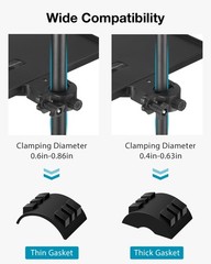 Microphone Stand Tray, Mic Stand Tray with Holder Adjustable Clamp On 10.6″ ×…