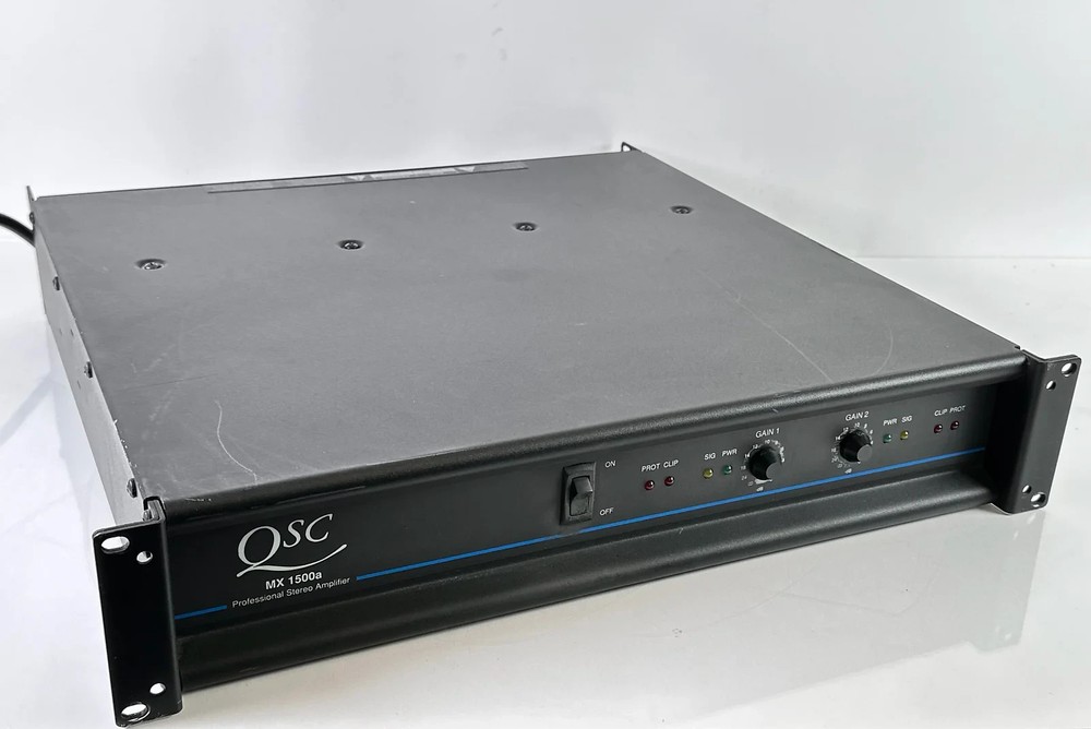 QSC MX-1500A Professional Power Amplifier Tested & Works