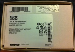 SHURE SM58S SM 58 Dynamic Vocal Professional wired Microphone – Free shipping!