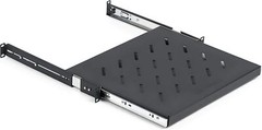 Gator Rackworks Rack Mount Sliding Accessory Shelf; 1U Size – 14.8″ Deep