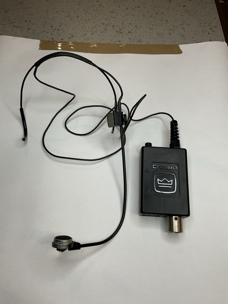 Crown CM-311A Headworn Condenser Mic XLR – TESTED WORKS