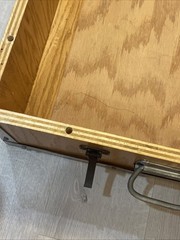 Vintage Heavy Duty Industrial Wood Flight Road Case ~31×23 Pro Audio Music Gear