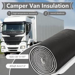 40 SQFT Automotive Camper Van Insulation, Water-Resistant Thermal & Sound Bar…