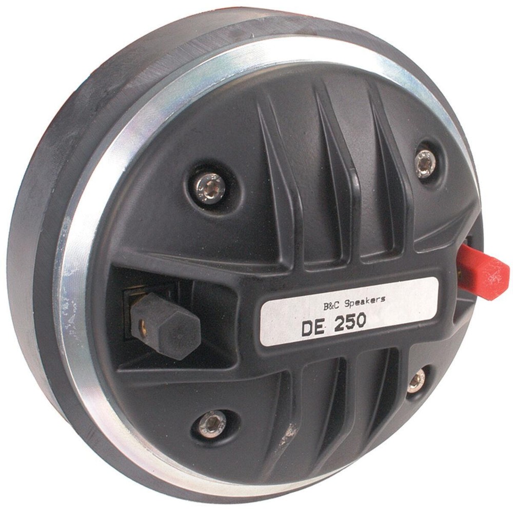 B&C DE250-16 1″ Polyimide Compression Driver 16 Ohm 2/3-Bolt