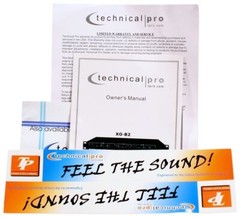 Technical Pro XO3 Professional 3 -Way Crossover with Sub Output New
