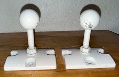 Pair Of JBL 179-00002-00 179-00002-01 Ball Mounts for Control 25 and 28 Speakers
